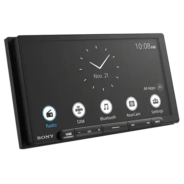 The IDatalink Maestro RR with it's box.