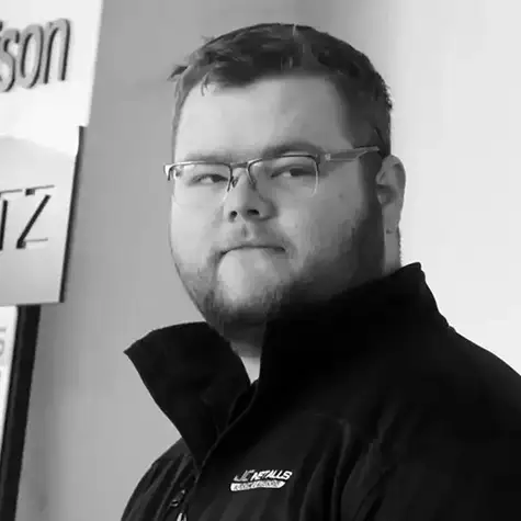 Ben Tucker Technician from JC Installs Photo of Ben Tucker, radar installation expert at JC Installs