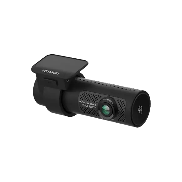 BlackVue 4K UHD 2 Channel Dashcam DR970X-2CH from JC Installs Angled view of the back BlackVue DR970X-2CH camera at JC Installs.