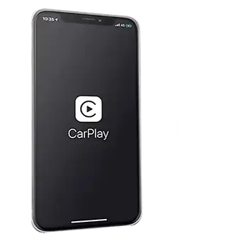 Get Apple CarPlay with JC Installs An iPhone with an Apple CarPlay logo