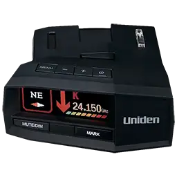 The Uniden R8NZ long range laser radar detector.