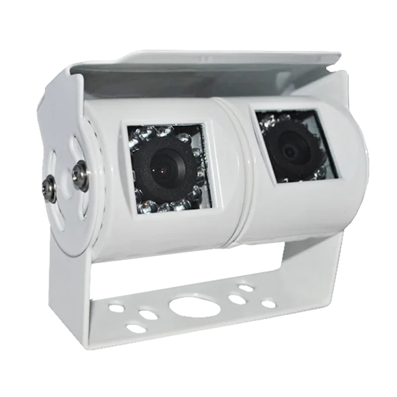 Mongoose MC420BW - White Rear Facing Dual Cameras from JC Installs Mongoose MC420BW - White Rear Facing Dual Cameras from JC Installs